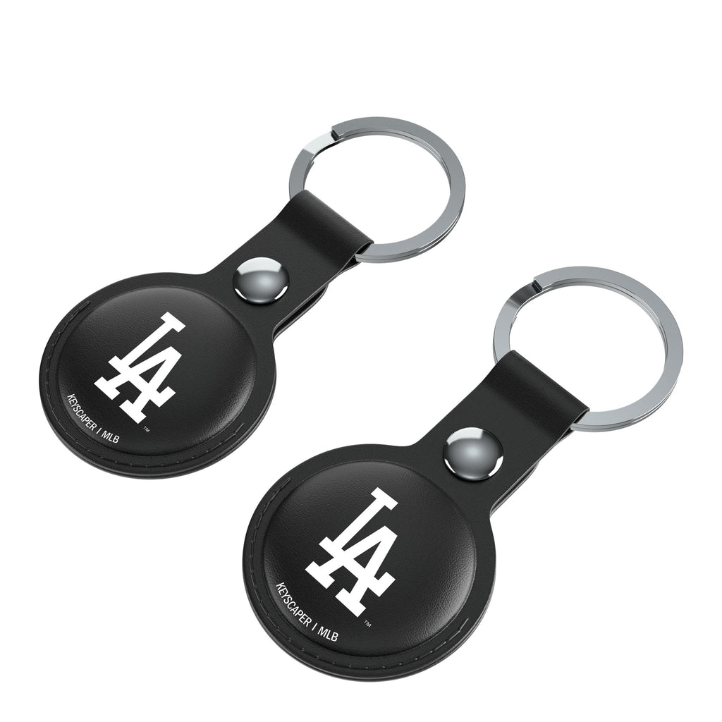 LA Dodgers Insignia Black Airtag Holder 2-Pack | Keyscaper