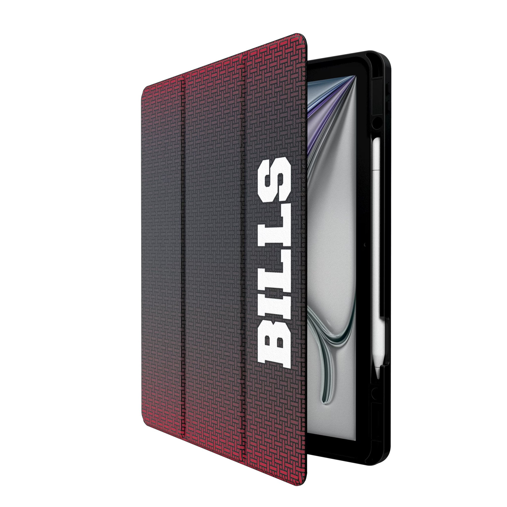 Buffalo Bills Historic Collection Linen iPad Tablet Case for Apple iPad Open.Jpg