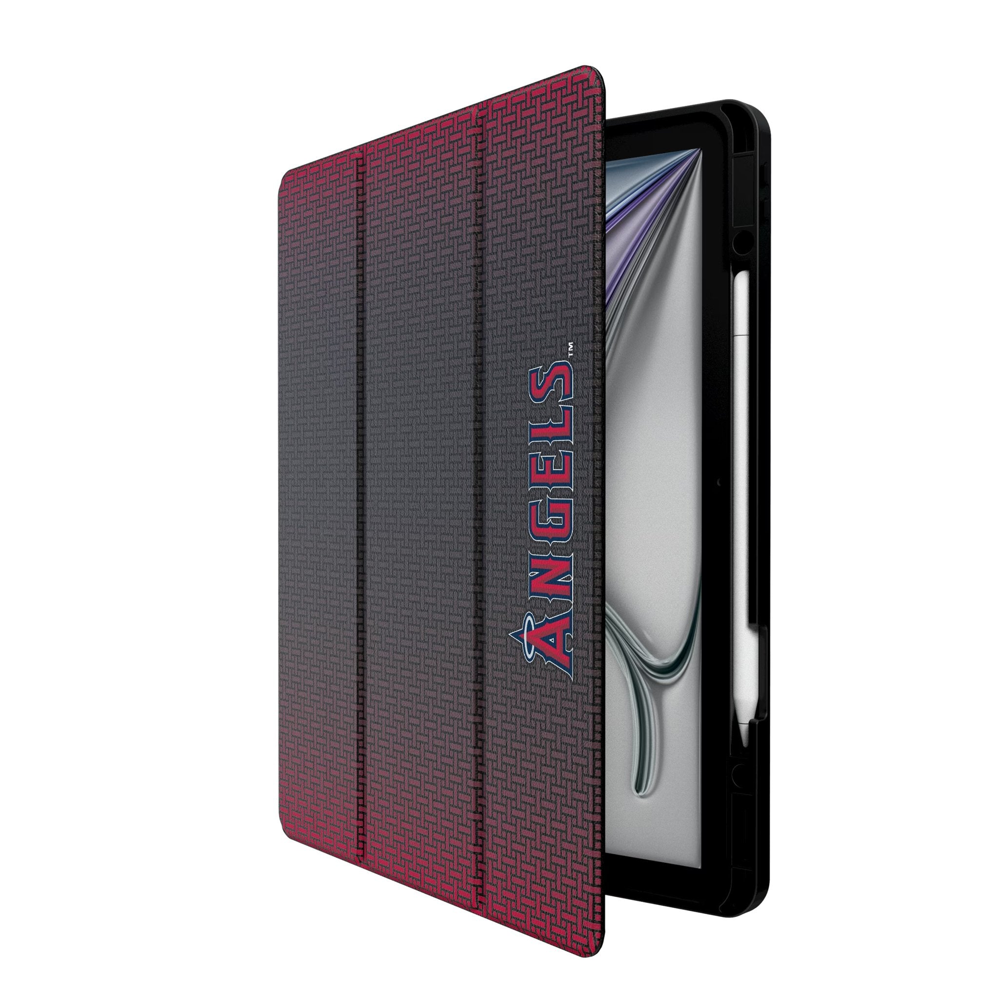 Los Angeles Angels Linen iPad Tablet Case for Apple iPad Open.Jpg