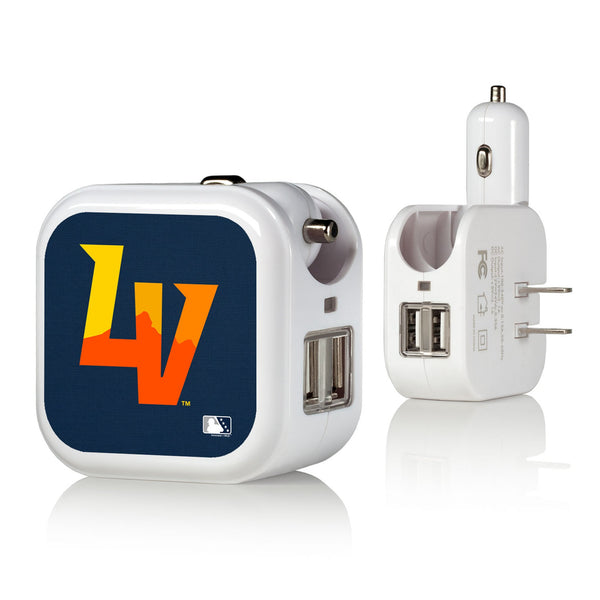 Las Vegas Aviators Solid 2 in 1 USB Charger
