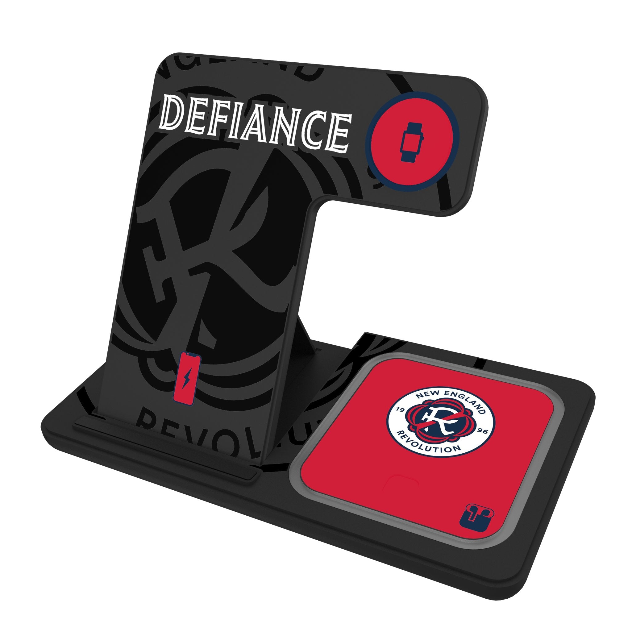 New England Revolution Monocolor Tilt 3 in 1 Charging Station