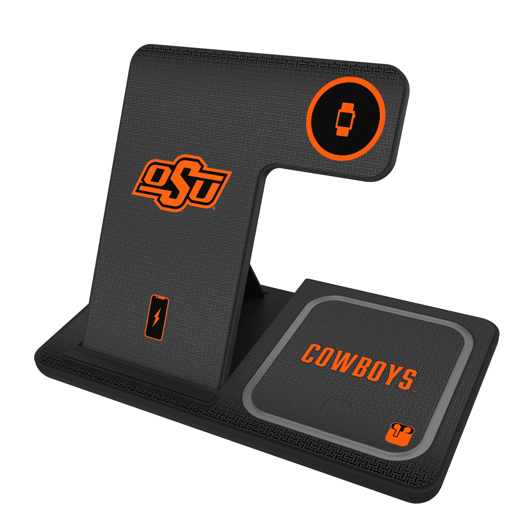 Oklahoma State University Cowboys Linen 3 in 1 Charging Station