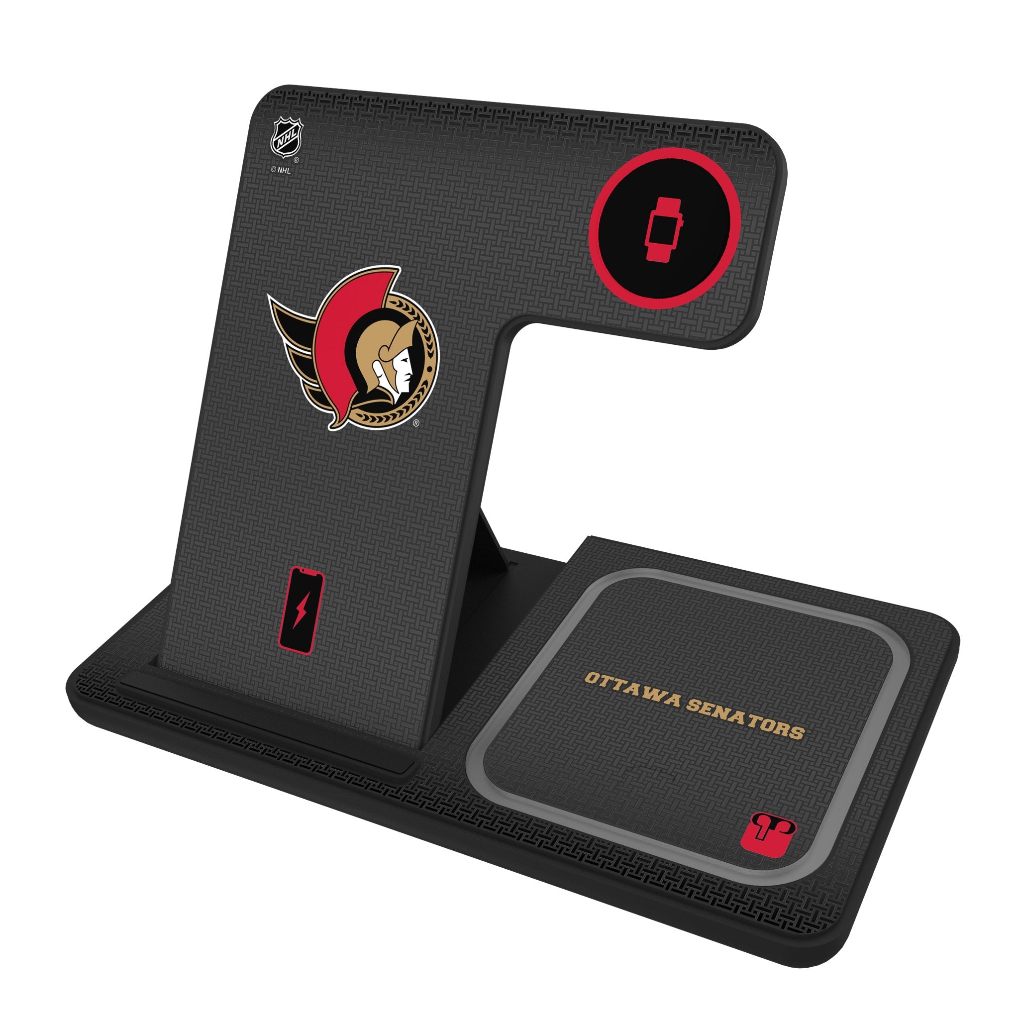 Ottawa Senators Linen 3 in 1 Charging Station