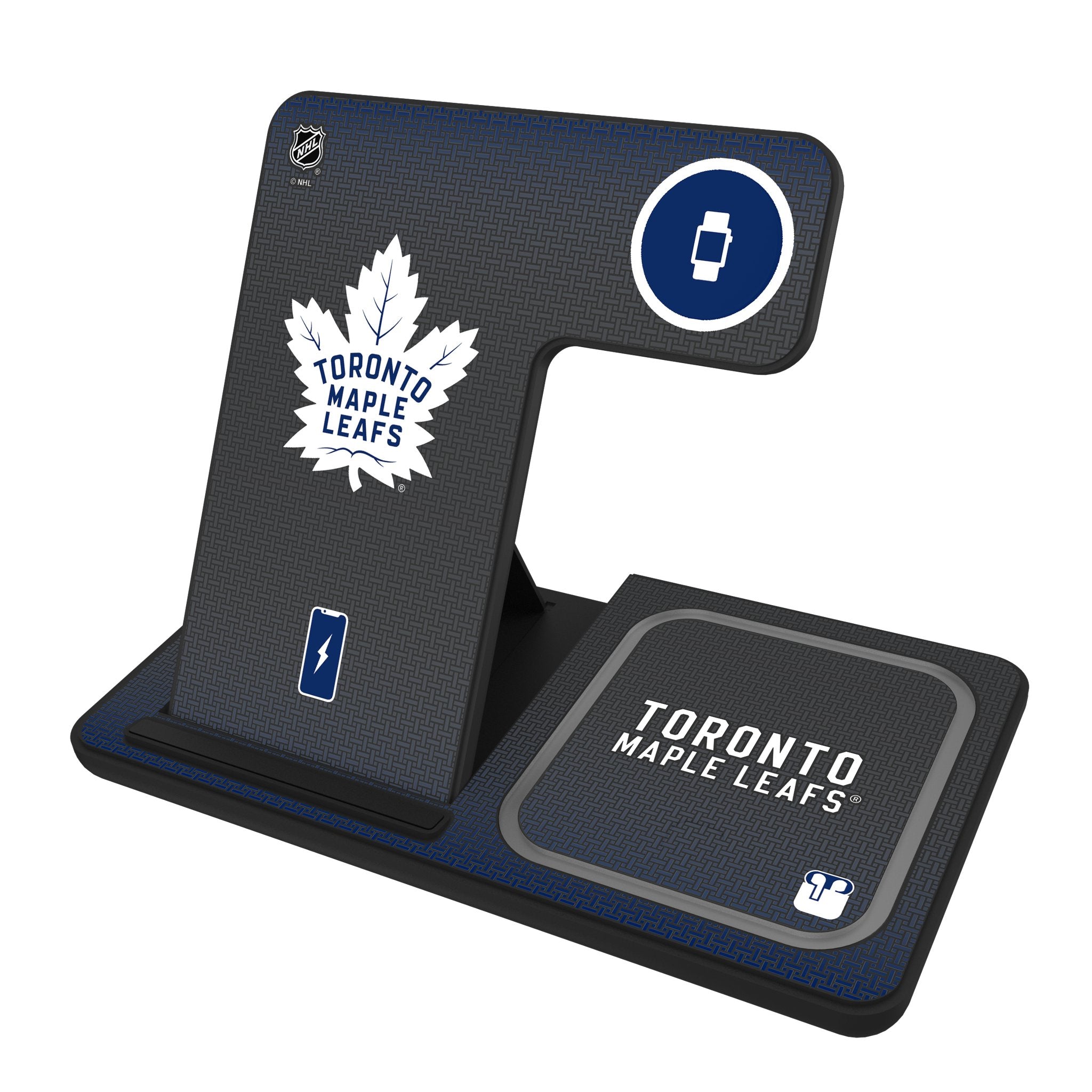 Toronto Maple Leafs Linen 3 in 1 Charging Station