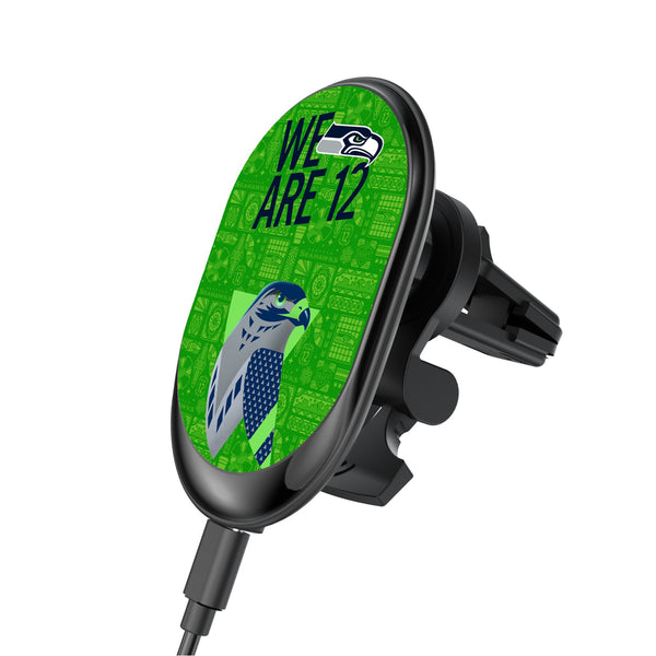 Seattle Seahawks 2024 Illustrated Limited Edition Wireless Car Charger