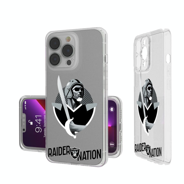 Las Vegas Raiders 2024 Illustrated Limited Edition iPhone Clear Phone Case