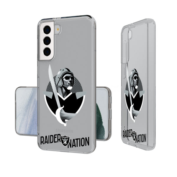 Las Vegas Raiders 2024 Illustrated Limited Edition Galaxy Clear Phone Case