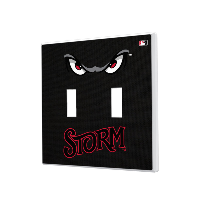Lake Elsinore Storm Solid Hidden-Screw Light Switch Plate