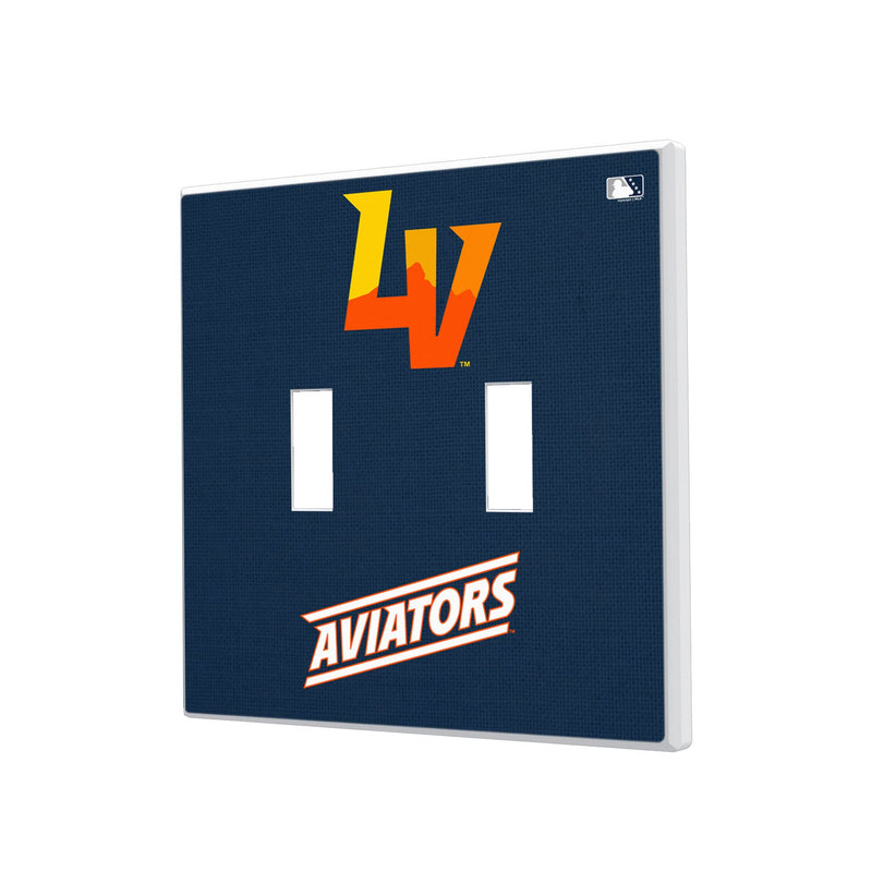 Las Vegas Aviators Solid Hidden-Screw Light Switch Plate