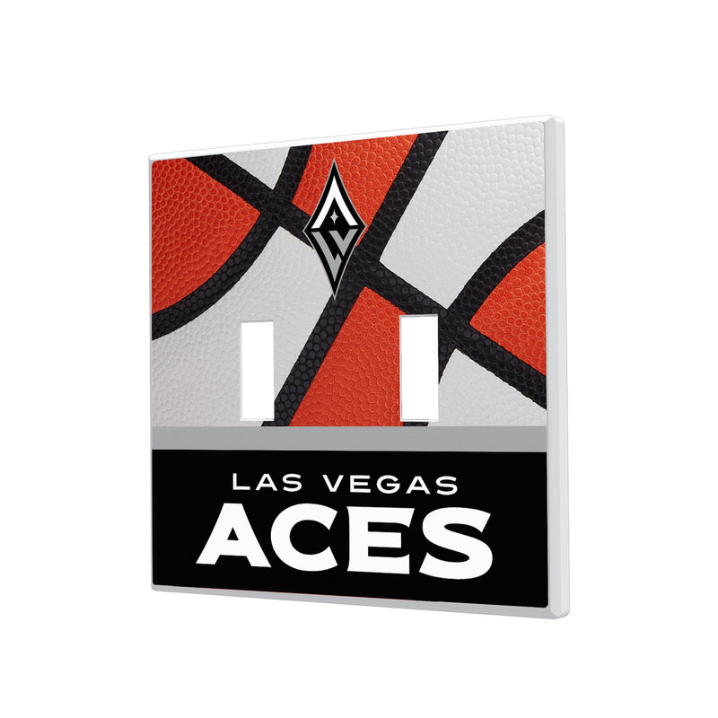 Las Vegas Aces Basketball Hidden-Screw Light Switch Plate