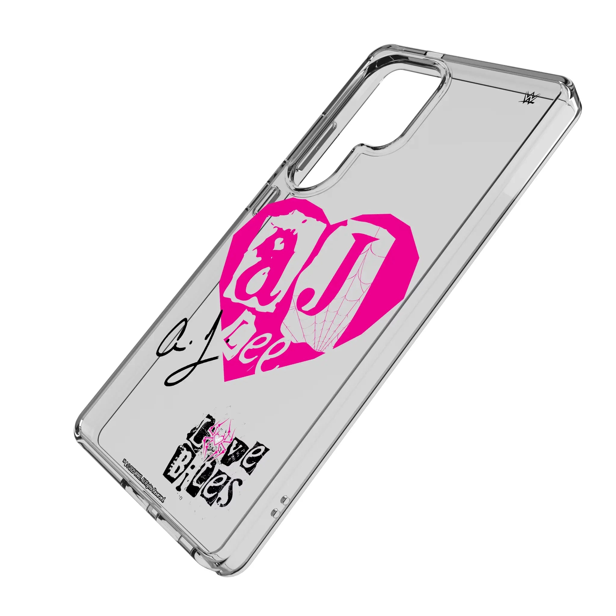 AJ Lee Impact Galaxy Clear Phone Case for Samsung Galaxy - Isometric View#Device_Galaxy S25 Ultra