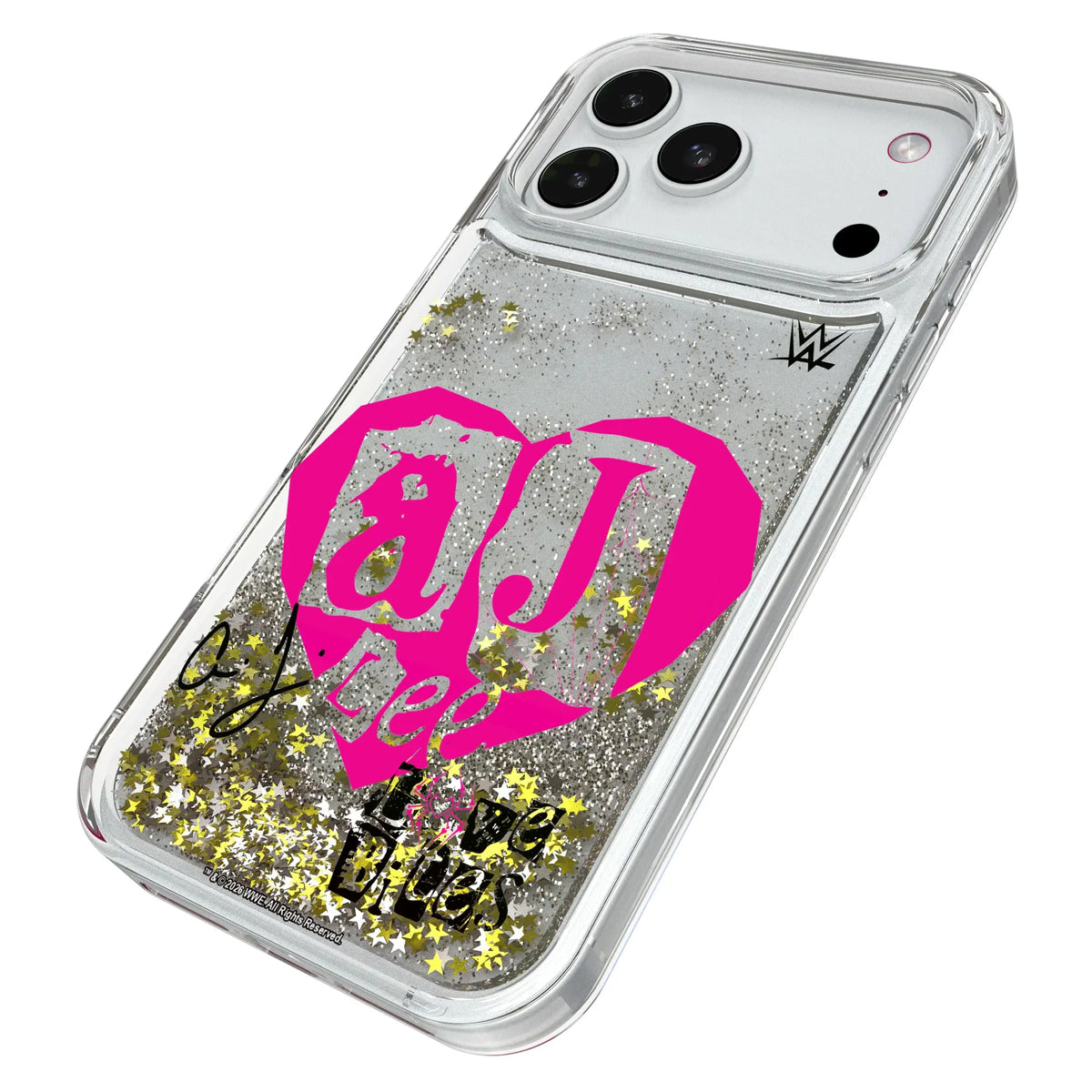 AJ Lee Impact iPhone Glitter Phone Case for Apple iPhone - Isometric View#Device_iPhone 18 Pro Max
