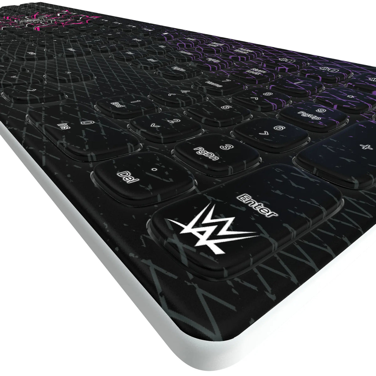 AJ Lee Steel KKB605 Curved Wireless Keyboard - Detail
