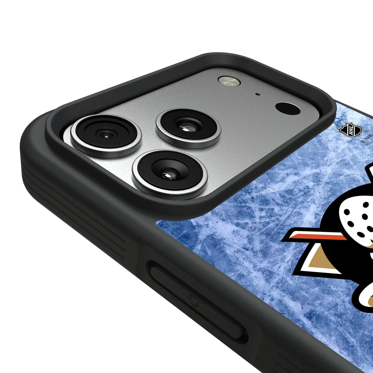 Anaheim Ducks Ice Wordmark iPhone Bump Phone Case for Apple iPhone - Detail#Device_iPhone 17 Pro Max