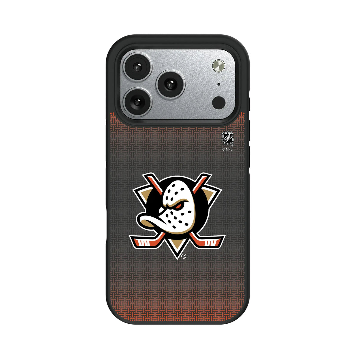 Anaheim Ducks Linen iPhone Bump Phone Case for Apple iPhone#Device_iPhone 17 Pro
