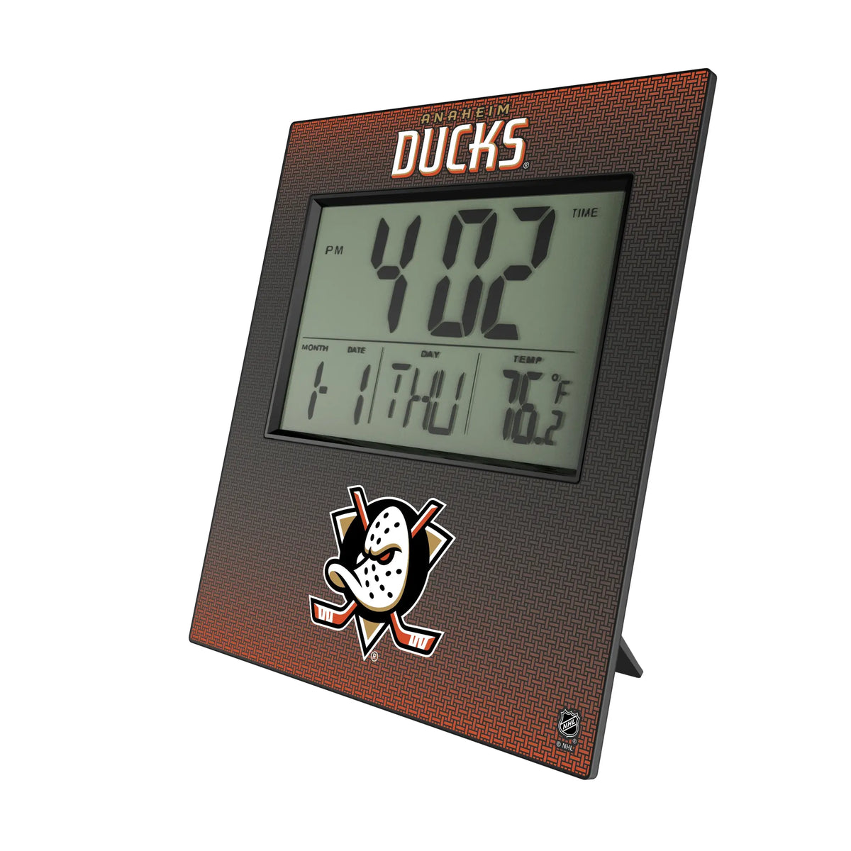Anaheim Ducks Linen Wall Clock