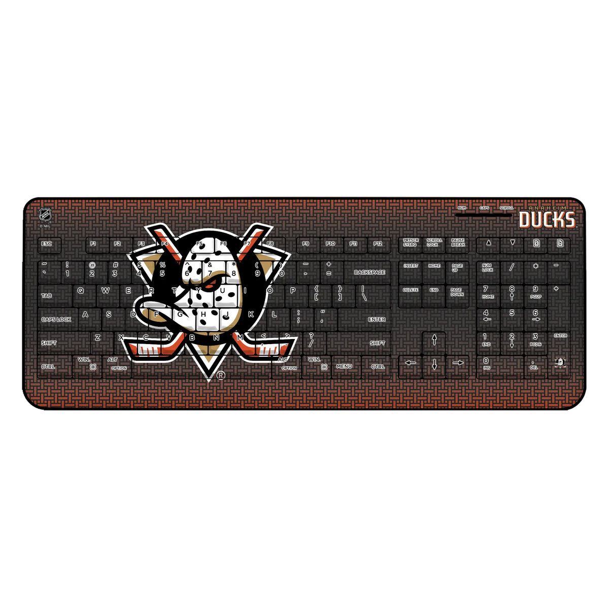 Anaheim Ducks Linen Wireless USB Keyboard