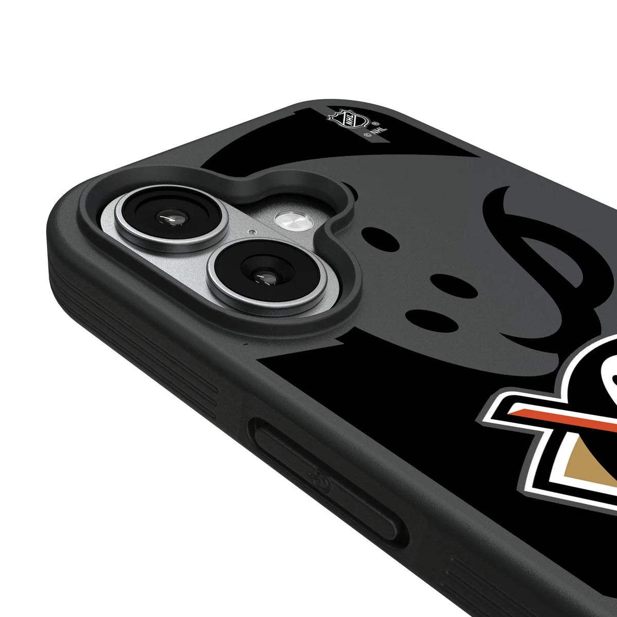 Anaheim Ducks Monocolor Tilt iPhone Bump Phone Case for Apple iPhone - Detail#Device_iPhone 17