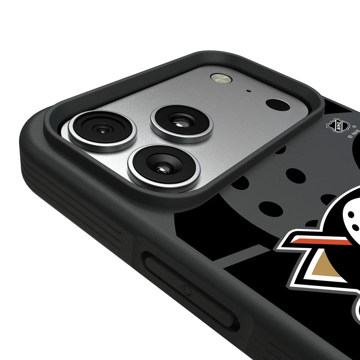Anaheim Ducks Monocolor Tilt iPhone Bump Phone Case for Apple iPhone - Detail#Device_iPhone 17 Pro Max