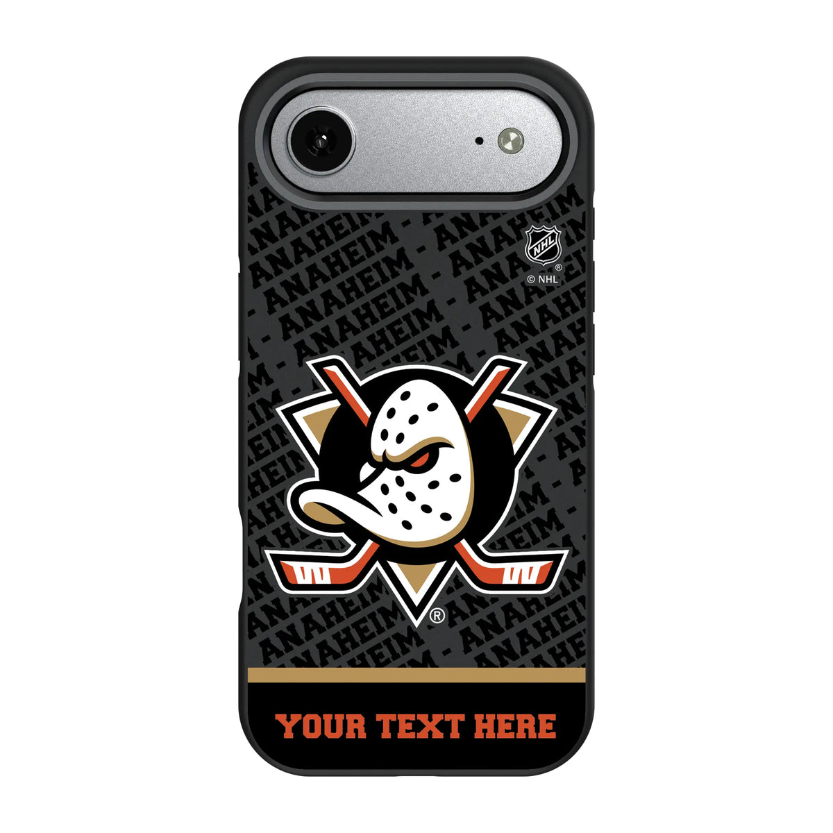 Anaheim Ducks Personalized EndZone Plus iPhone Bump Phone Case for Apple iPhone#Device_iPhone Air