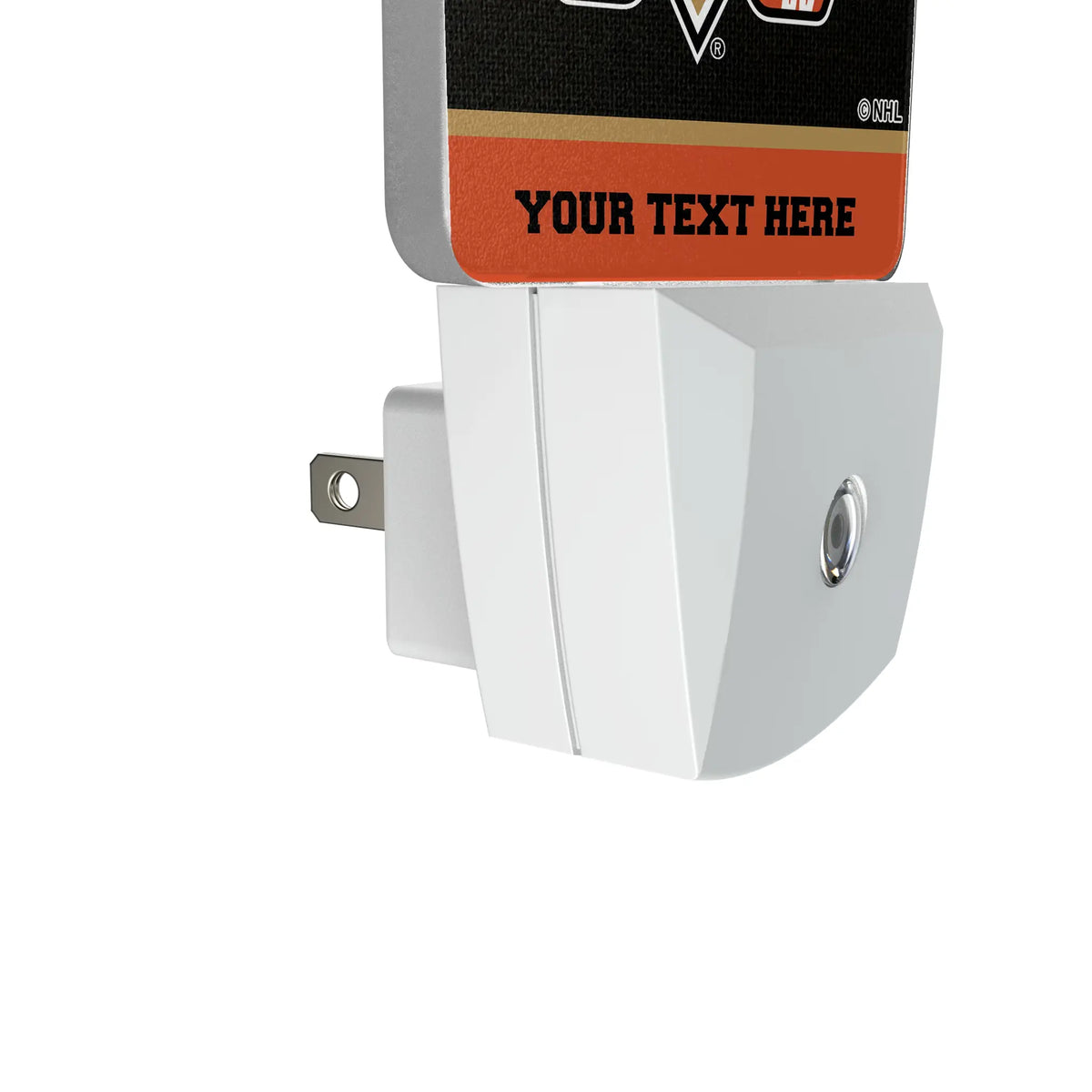 Anaheim Ducks Personalized Endzone Solid Night Light 2-Pack - Detail