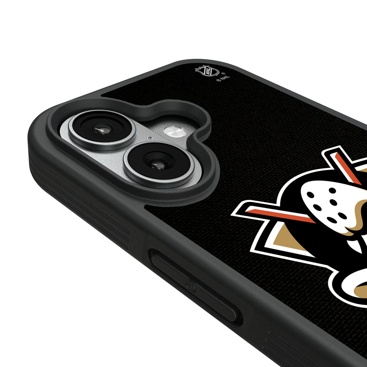 Anaheim Ducks Personalized Stripe iPhone Bump Phone Case for Apple iPhone - Detail#Device_iPhone 17