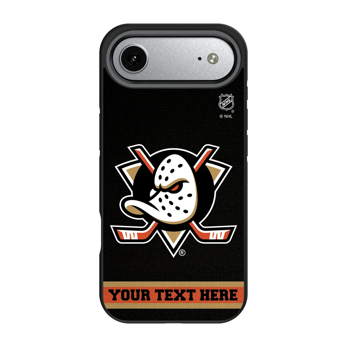 Anaheim Ducks Personalized Stripe iPhone Bump Phone Case for Apple iPhone#Device_iPhone Air