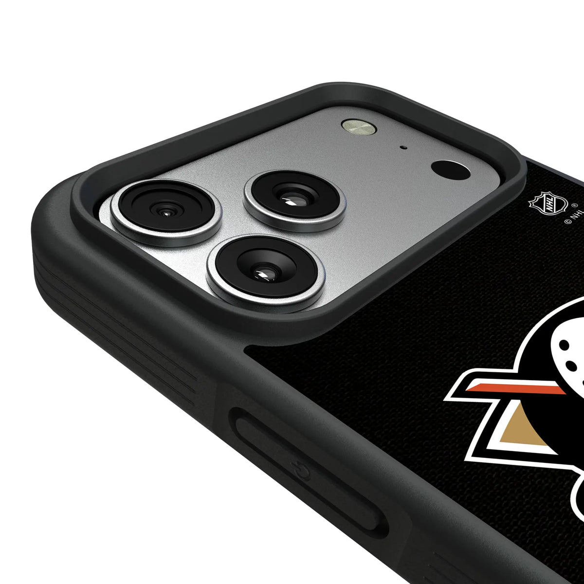 Anaheim Ducks Personalized Stripe iPhone Bump Phone Case for Apple iPhone - Detail#Device_iPhone 17 Pro Max