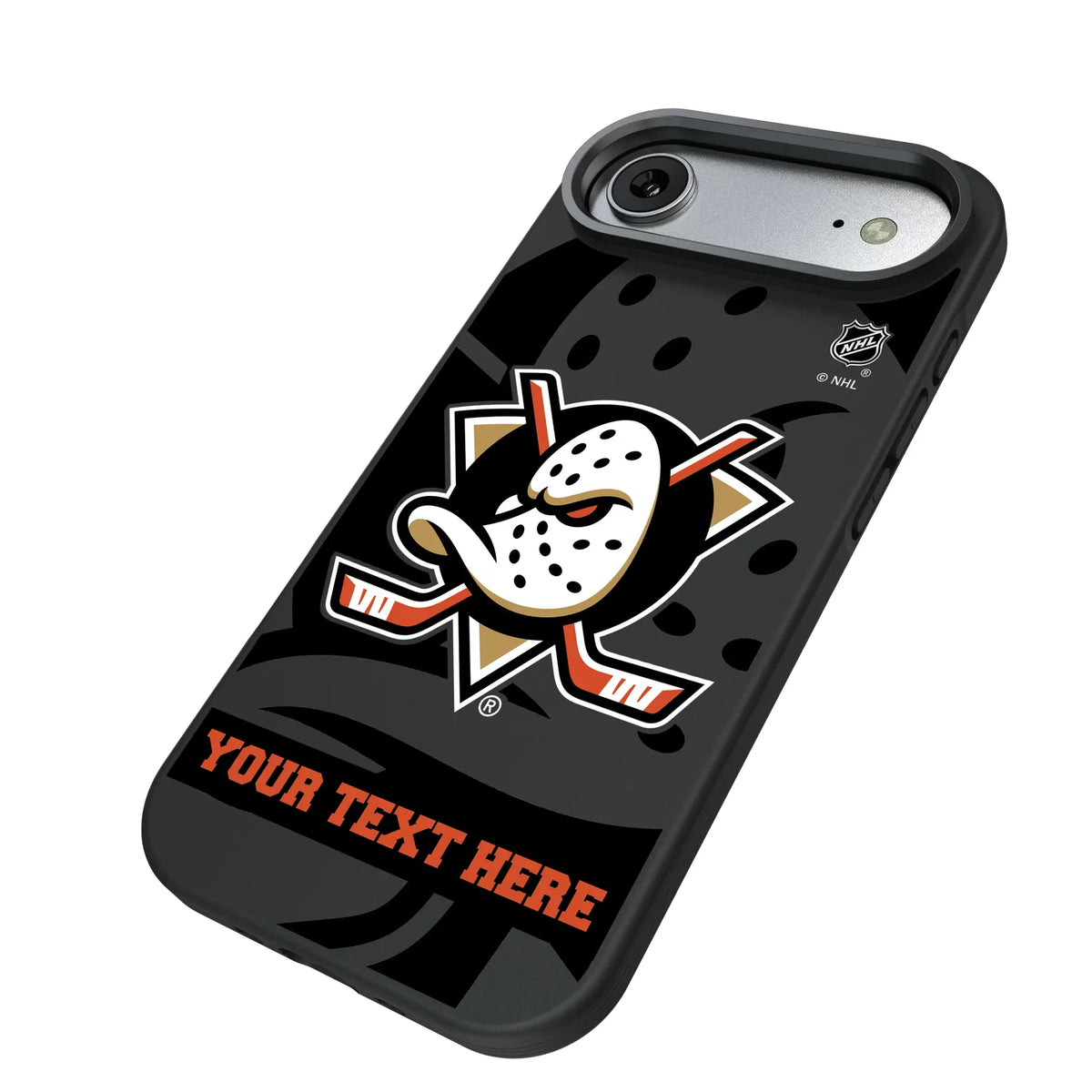 Anaheim Ducks Personalized Tilt iPhone Bump Phone Case for Apple iPhone - Isometric View#Device_iPhone Air