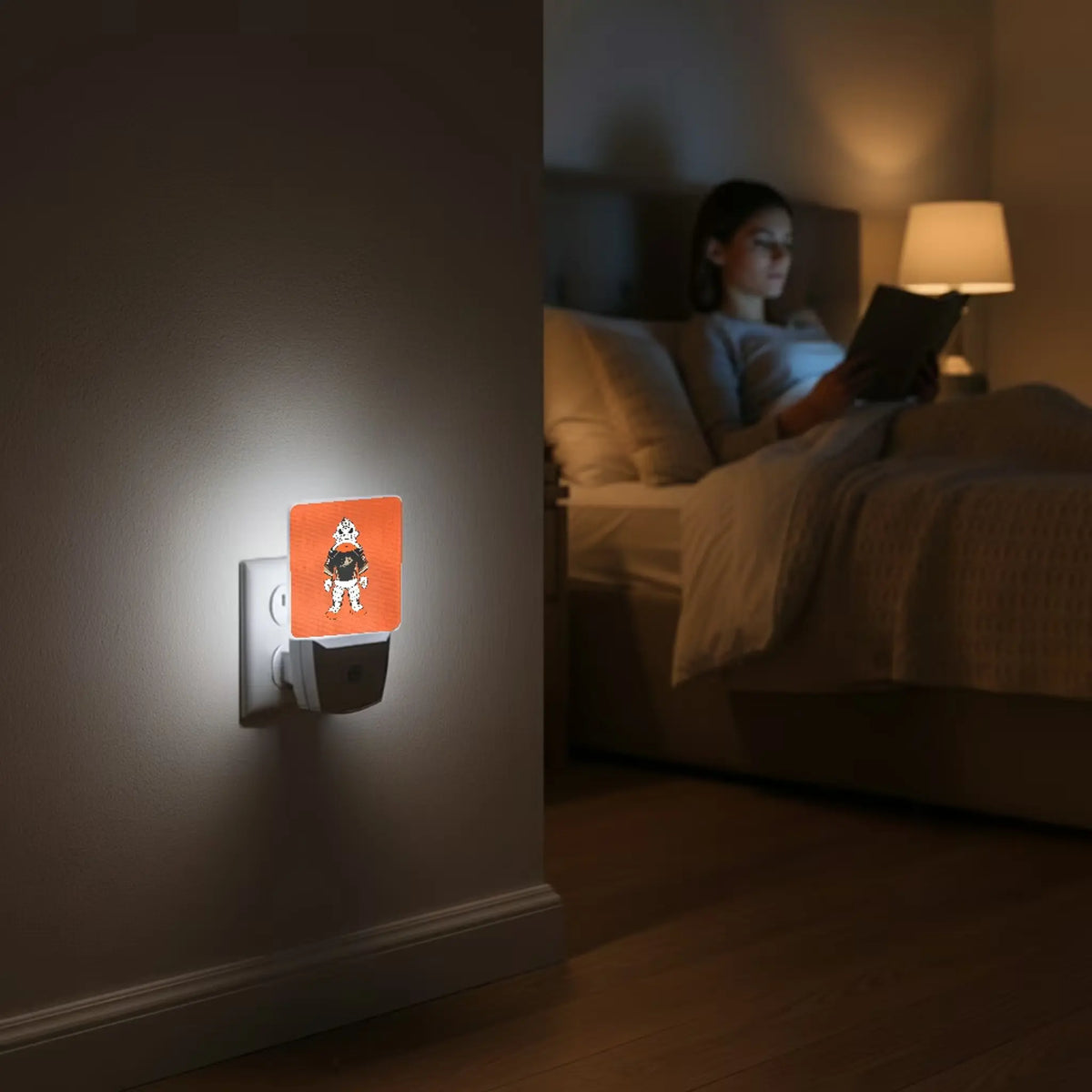 Anaheim Ducks Solid Night Light 2-Pack - Lifestyle