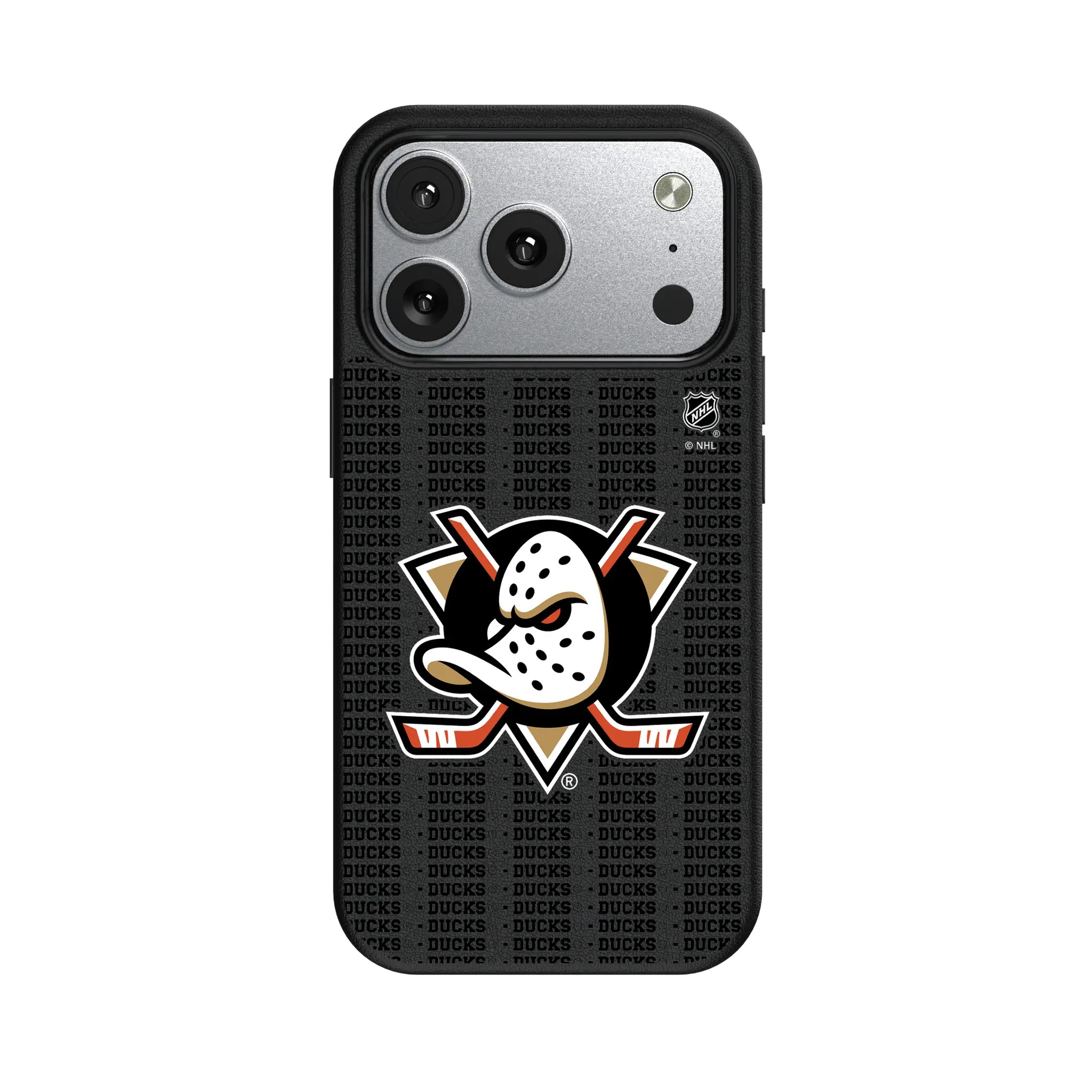 Anaheim Ducks Text Backdrop iPhone MagSafe Compatible Phone Case for Apple iPhone#Device_iPhone 17 Pro