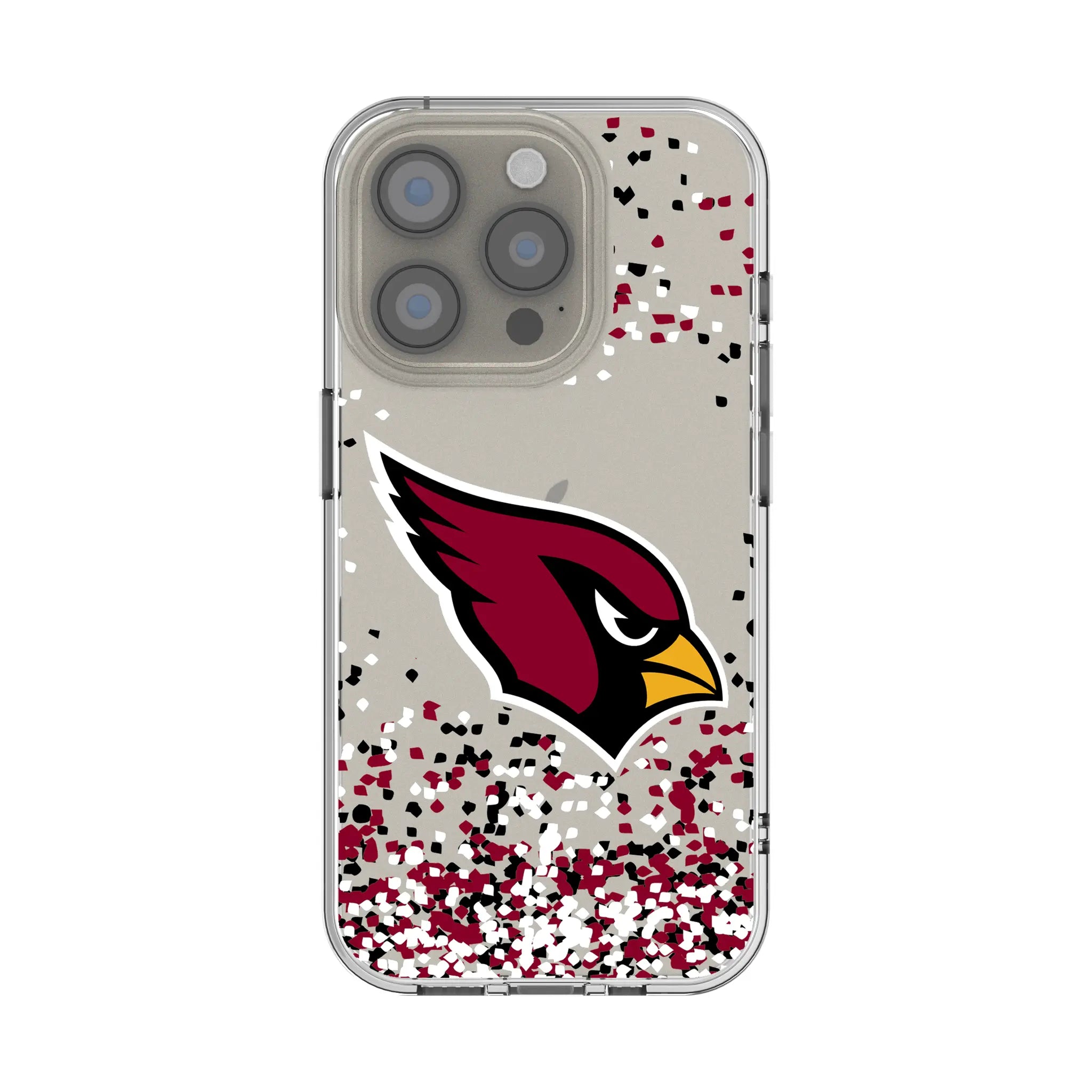 Arizona Cardinals Confetti iPhone Clear Phone Case for Apple iPhone