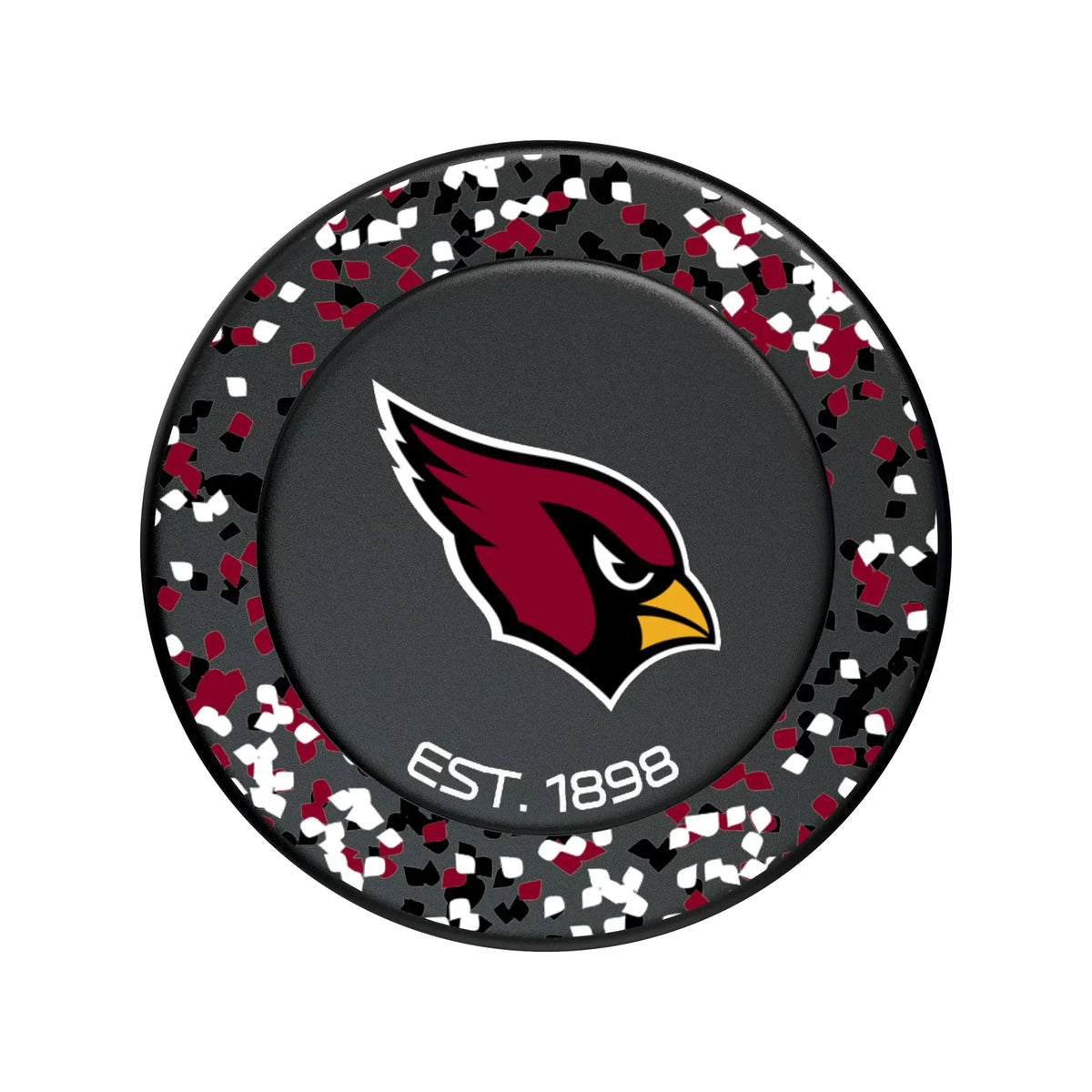 Arizona Cardinals Confetti Popsockets Round Magnetic