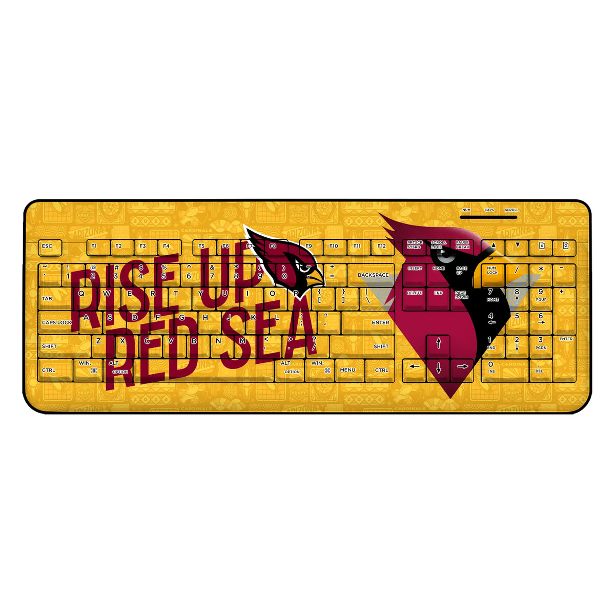 Arizona Cardinals Deco Wireless USB Keyboard