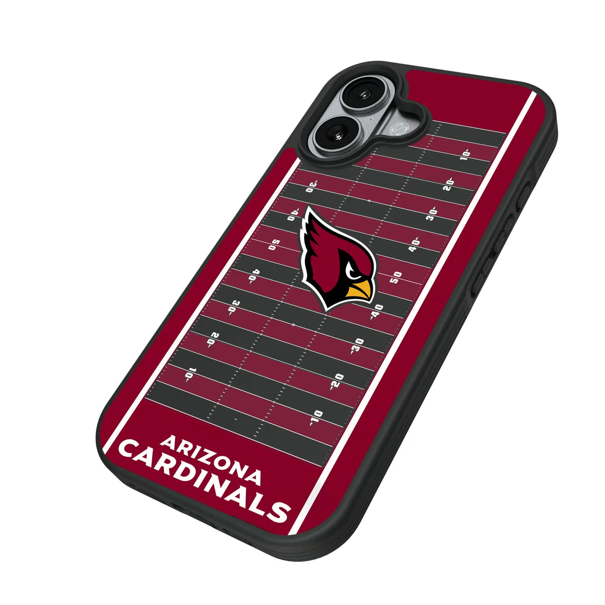 Arizona Cardinals Field iPhone Bump Phone Case for Apple iPhone - Isometric View#Device_iPhone 17