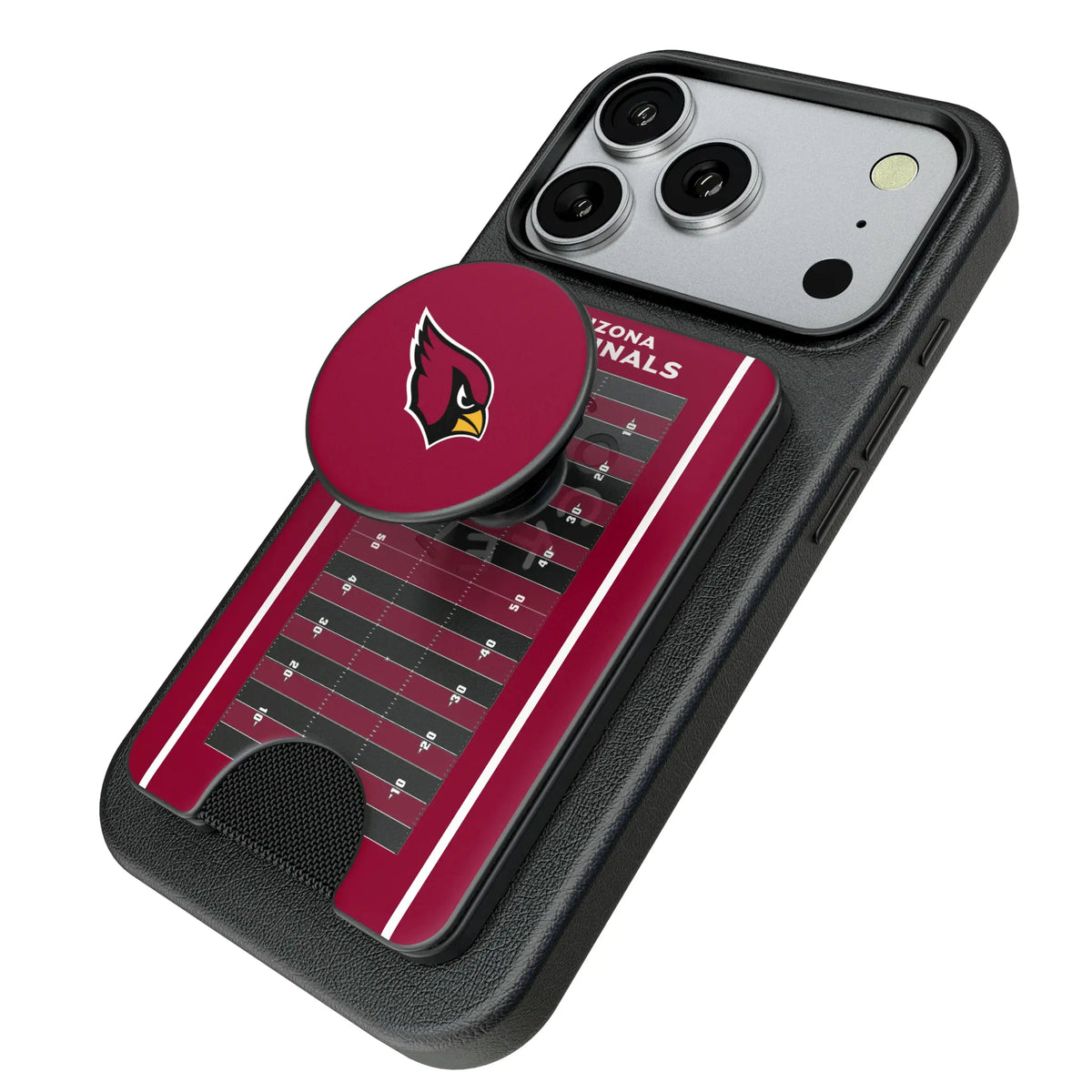 Arizona Cardinals Field Popsockets Wallet Magnetic - Isometric View