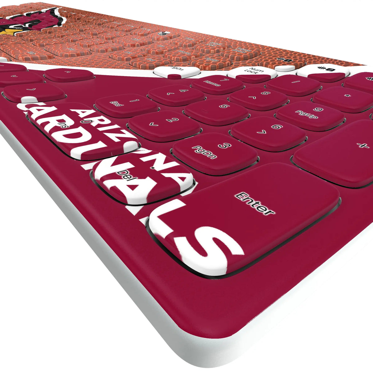 Arizona Cardinals Football KKB605 Curved Wireless Keyboard - Detail