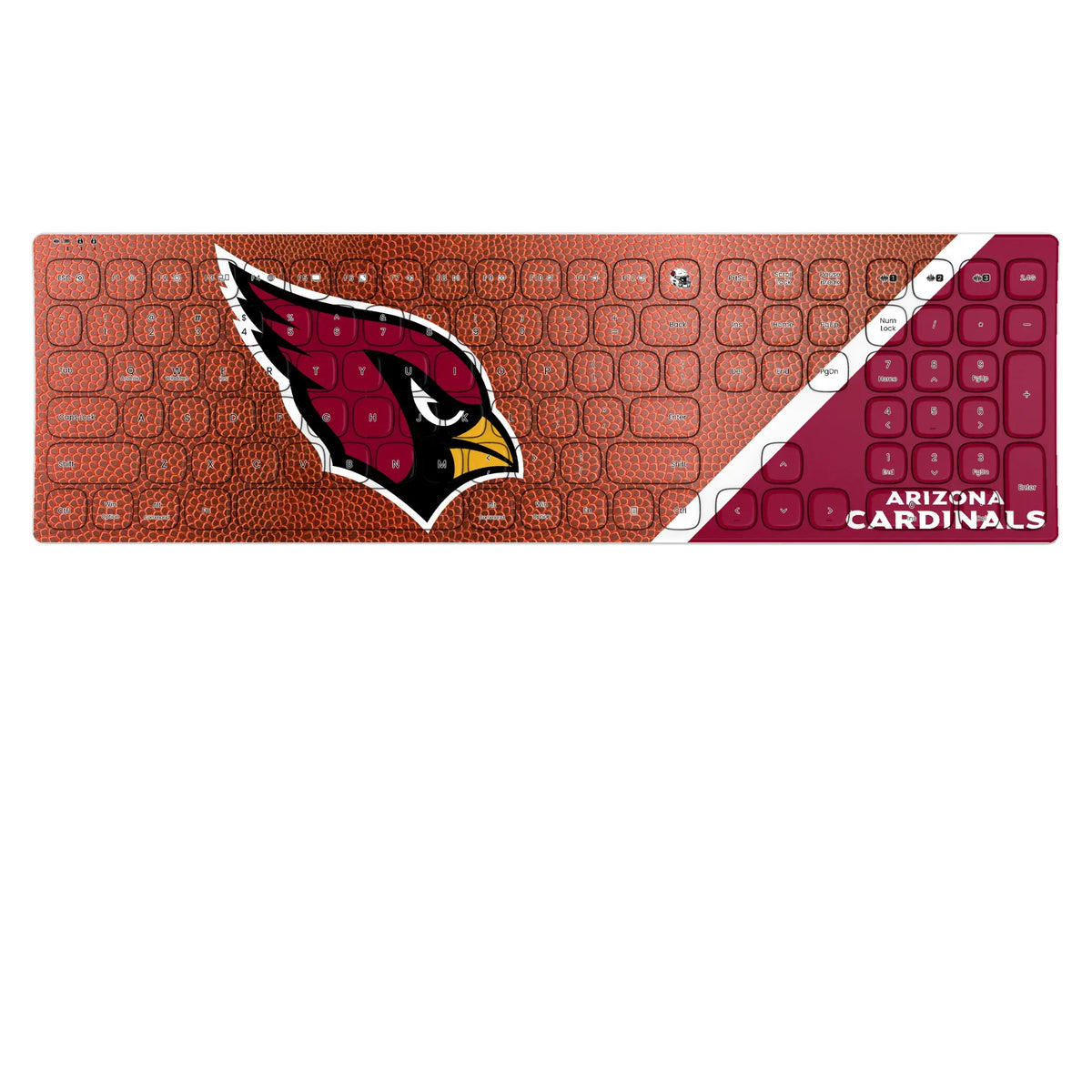 Arizona Cardinals Football KKB605 Curved Wireless Keyboard