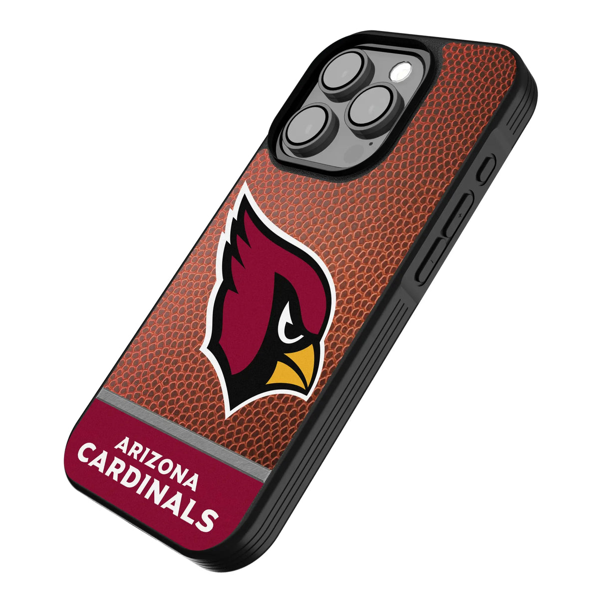 Arizona Cardinals Football Wordmark iPhone Bump Phone Case for Apple iPhone - Isometric View