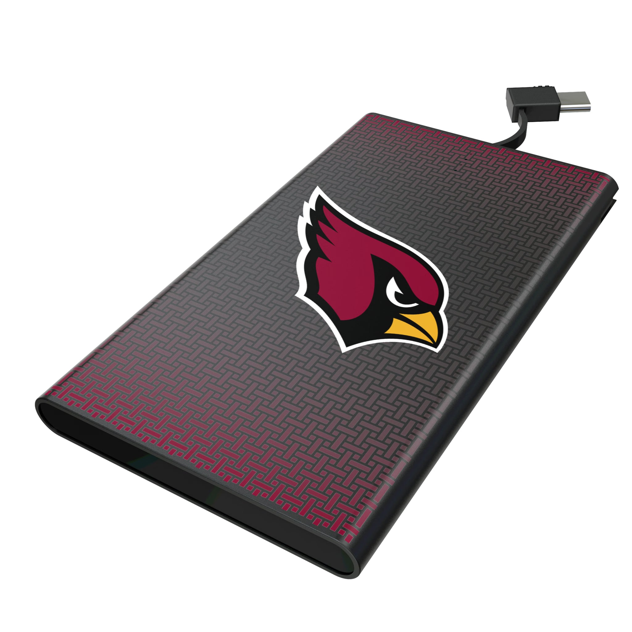 Arizona Cardinals Linen 5000mAh Flat Powerbank