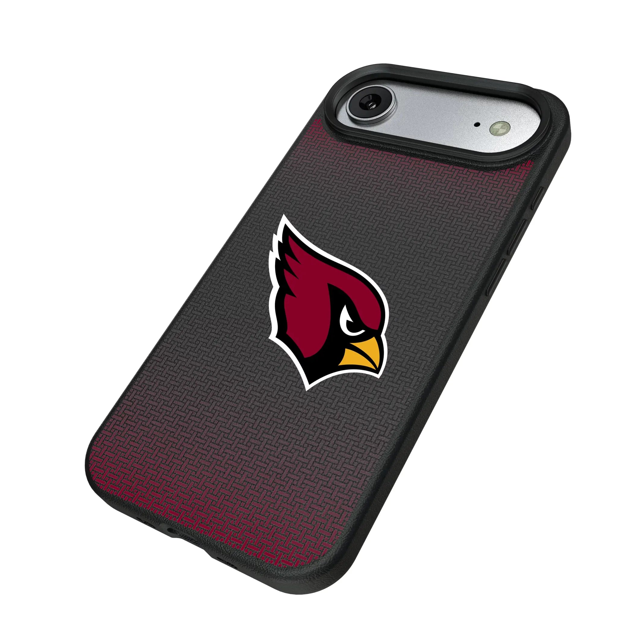 Arizona Cardinals Linen iPhone MagSafe Compatible Phone Case for Apple iPhone - Isometric View#Device_iPhone Air