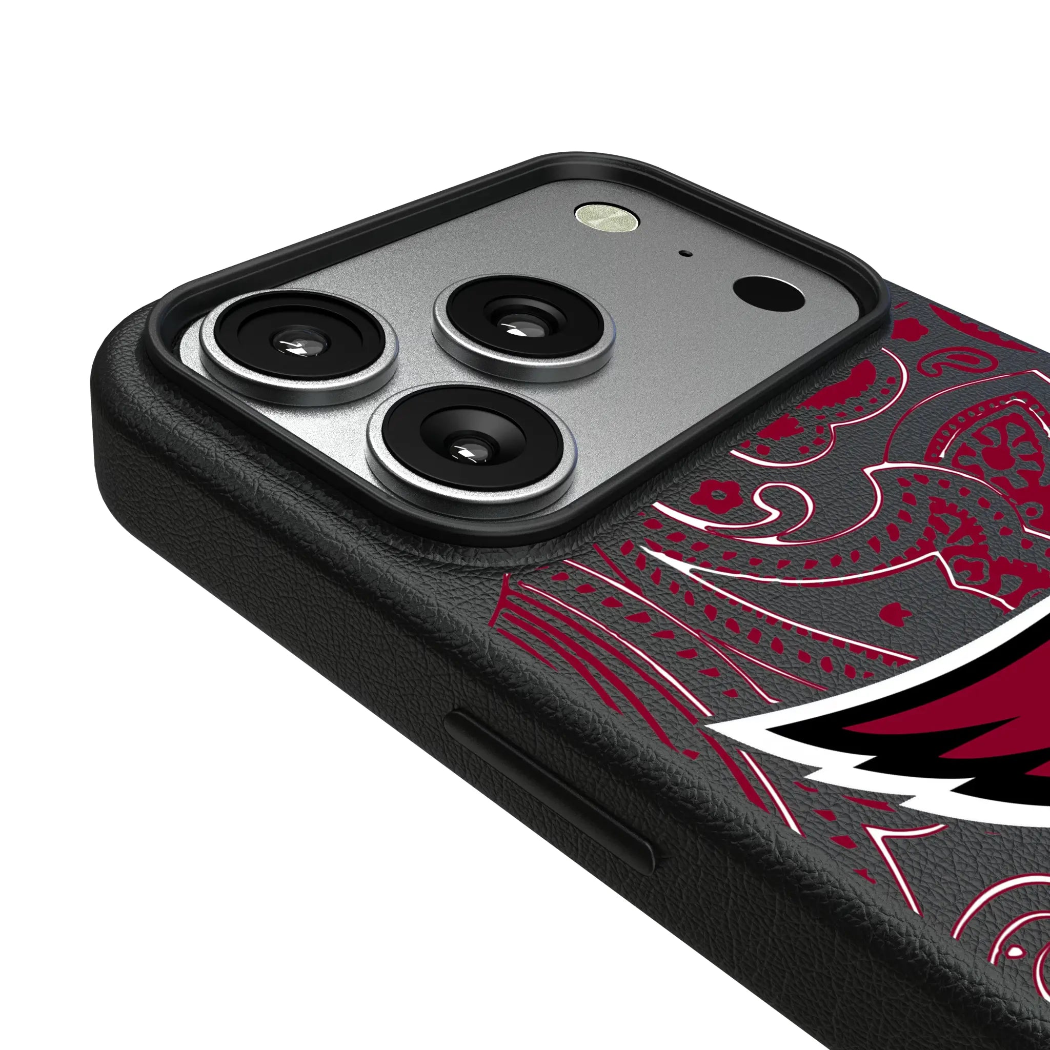 Arizona Cardinals Paisley iPhone MagSafe Compatible Phone Case for Apple iPhone - Detail#Device_iPhone 17 Pro