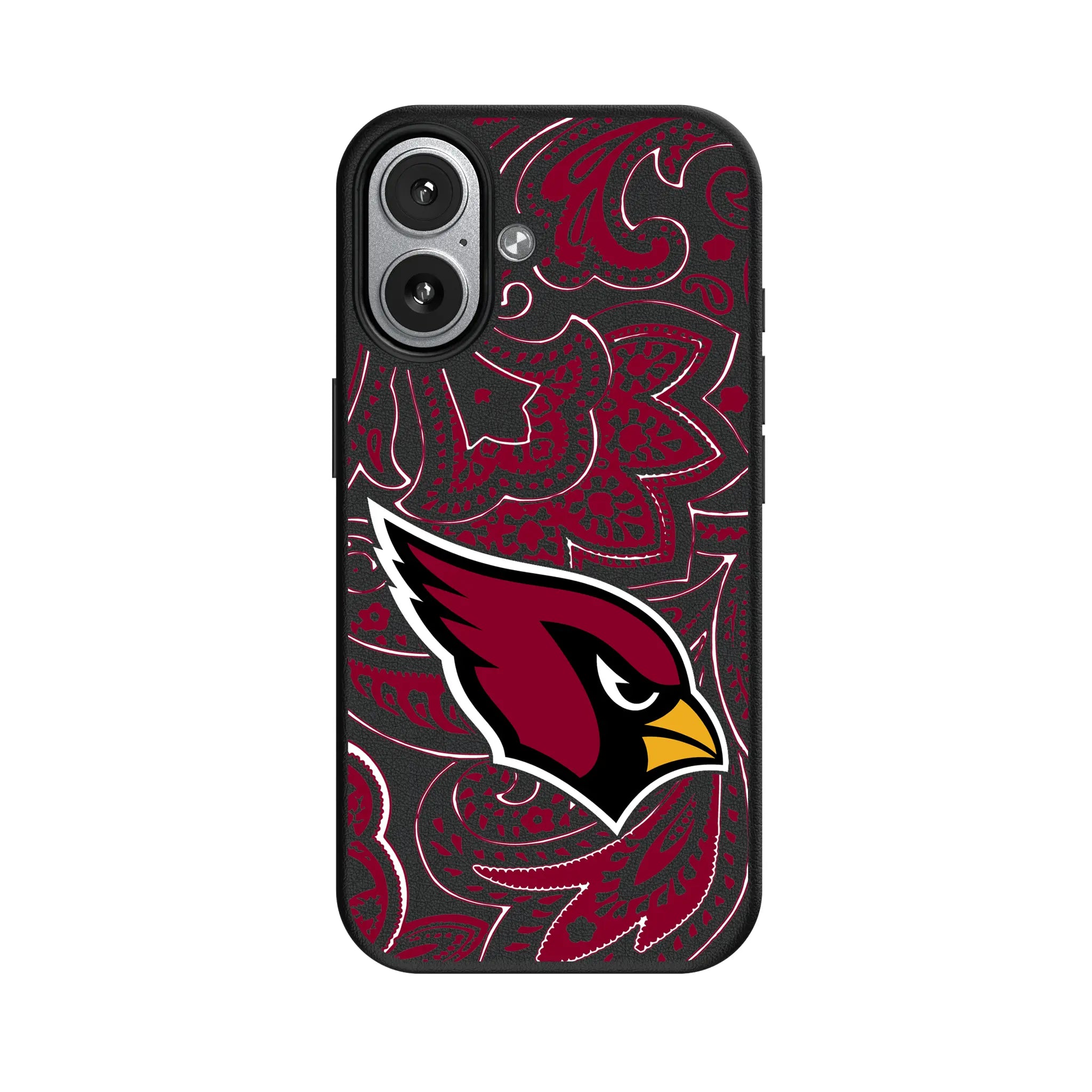 Arizona Cardinals Paisley iPhone MagSafe Compatible Phone Case for Apple iPhone#Device_iPhone 17