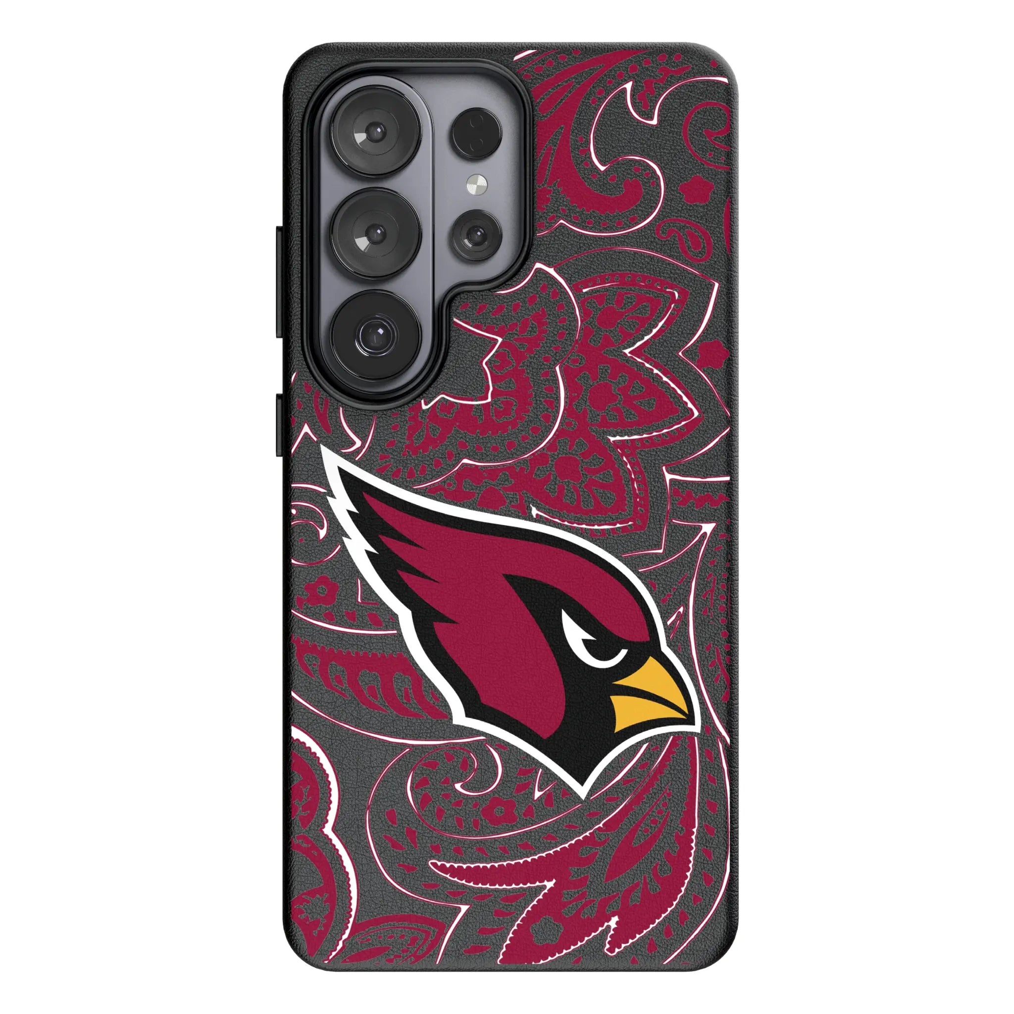 Arizona Cardinals Paisley Galaxy MagSafe Compatible Phone Case for Samsung Galaxy#Device_Galaxy S26 Ultra