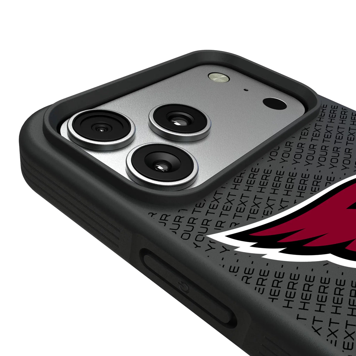 Arizona Cardinals Personalized EndZone Plus iPhone Bump Phone Case for Apple iPhone - Detail#Device_iPhone 17 Pro Max