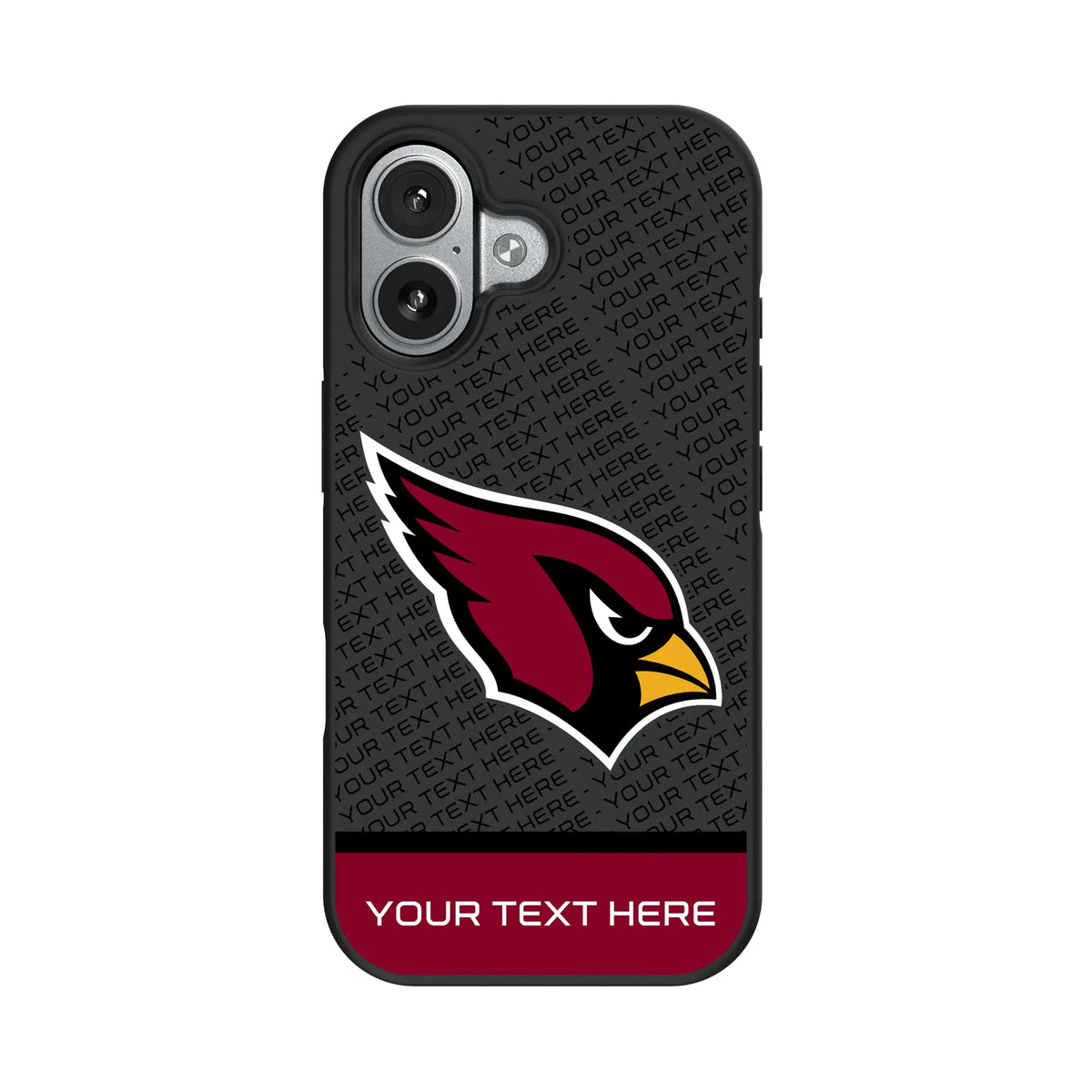 Arizona Cardinals Personalized EndZone Plus iPhone Bump Phone Case for Apple iPhone#Device_iPhone 17