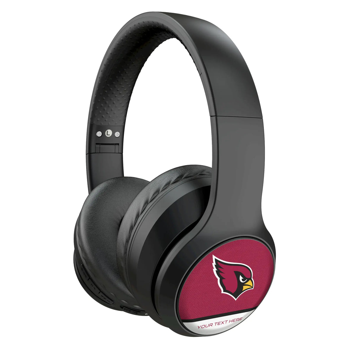 Arizona Cardinals Personalized Endzone Solid Wireless Over-Ear Headphones With Case