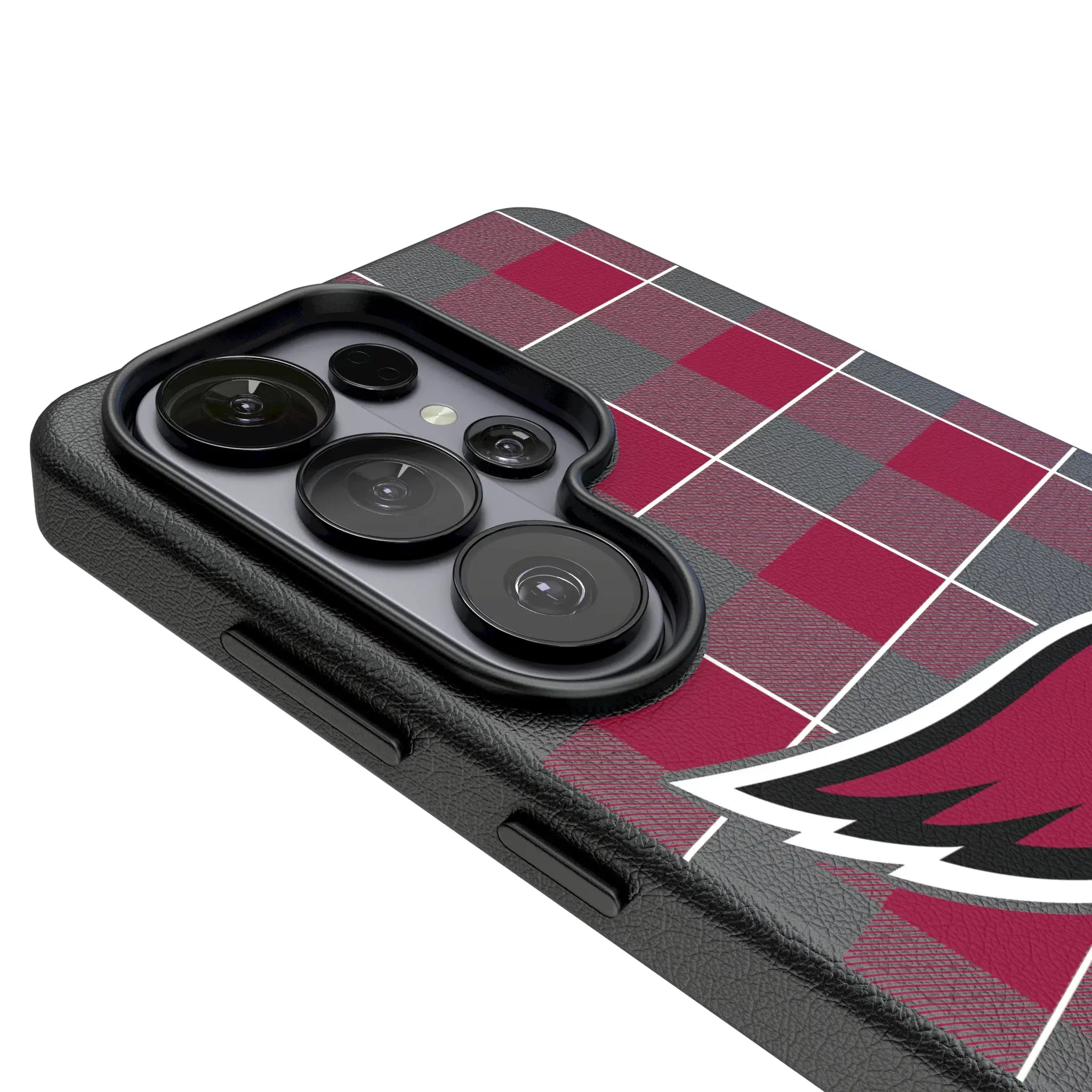 Arizona Cardinals Plaid Galaxy MagSafe Compatible Phone Case for Samsung Galaxy - Detail#Device_Galaxy S26 Ultra