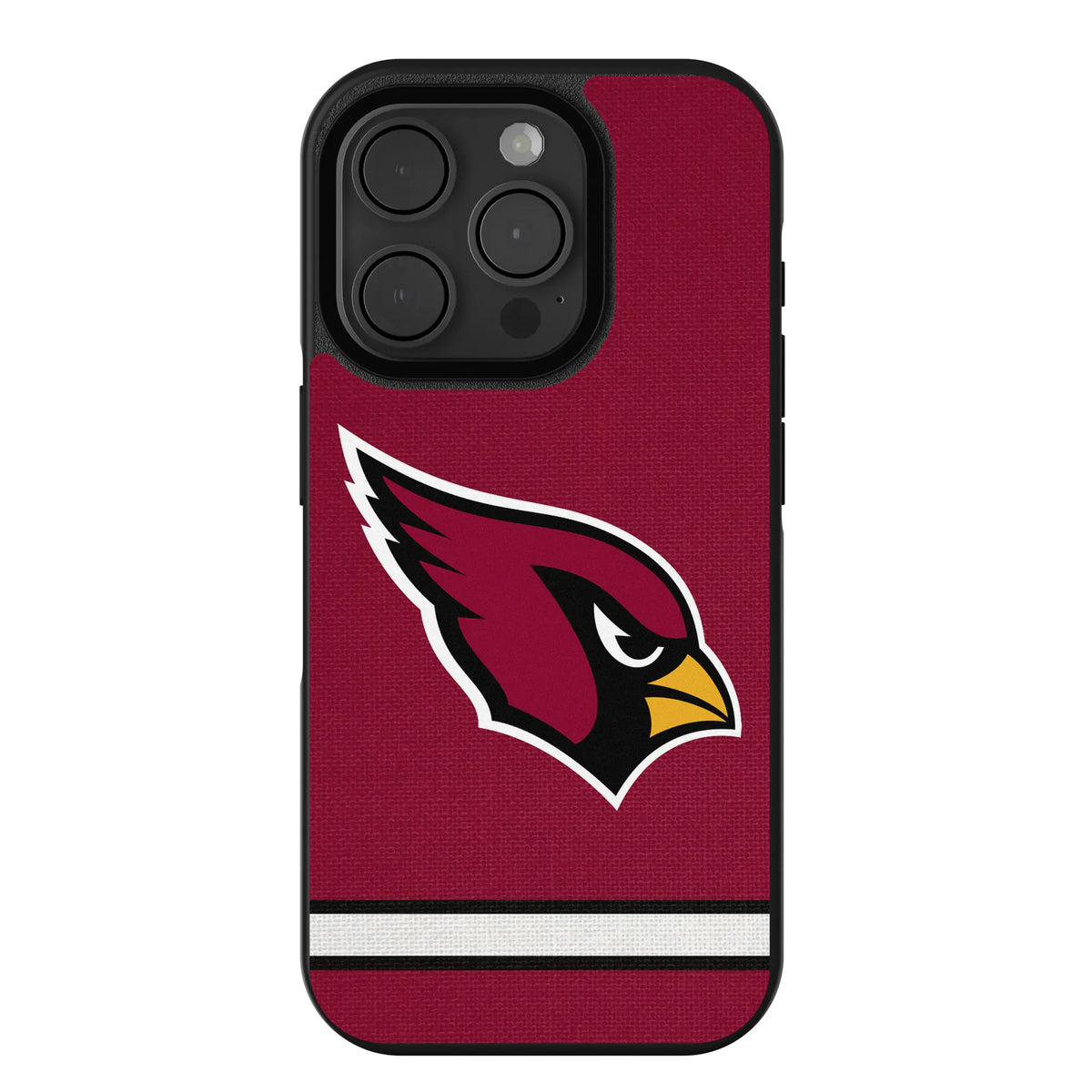 Arizona Cardinals Stripe iPhone Bump Phone Case for Apple iPhone