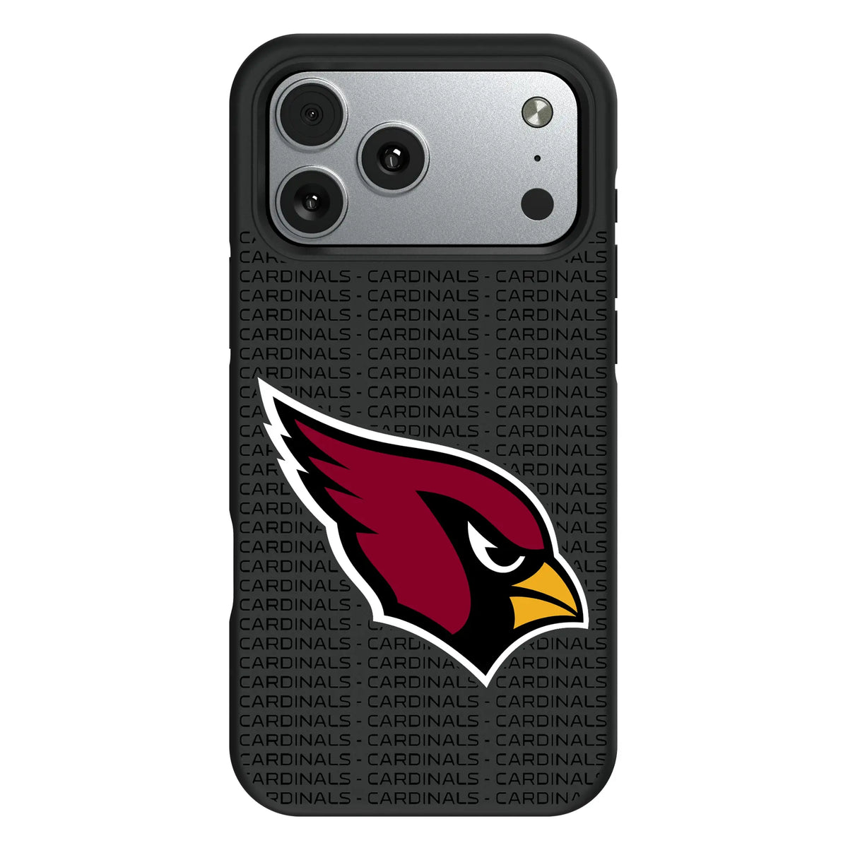 Arizona Cardinals Text Backdrop iPhone Bump Phone Case for Apple iPhone#Device_iPhone 17 Pro Max